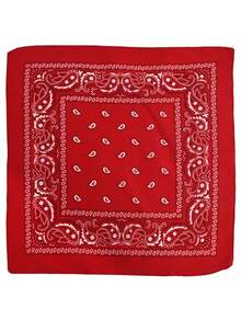 Retro American Polyester Cashew Flower Bandana, Versatile Outdoor Hip Hop Street Dance Multifunctional Magic Scarf - Multicolor - View 8