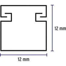 Volteck CAN-1020A, Canaleta de 1 vía con cinta ahesiva, 2m - 1 Vía, sin adhesivo - Ver 4