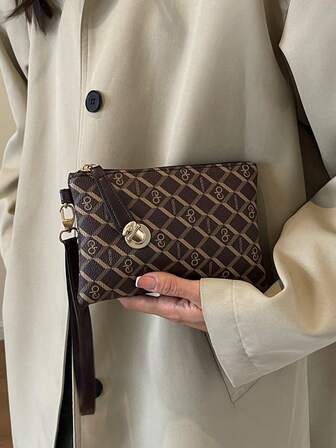 Women's Fashionable And Elegant Clutch Bag, Versatile For Daily Use