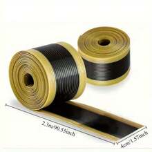 2pcs Bicycle Tire Liners, Puncture Protection Strips Compatible With 12" 16" 18" 20" 24" 26" 27.5" 29" Mountain Bike Tires, 40mm*1.0mm*2300mm, Thin Protective Lining, Tear-Resistant Material, Anti-Leak Liner, Commuter Bike - Multicolor - View 3