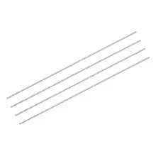 uxcell Barrenas de Taladro de 1 mm, Acero de Alta Velocidad, Barrena Recta Extra Larga de 160 mm de Longitud para Madera, Plástico, Aluminio, 4 Piezas - 6,2 mm x 160 mm - Ver 1