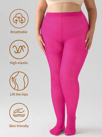 Women's 120D Velvet Shaping Sheer Tights - Ultra-Smooth, High-Waisted Slim Fit, Warm And Comfortable For Everyday Wear