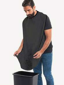 1pc Practical & Thoughtful Men's Gift: Beard Shaving Apron Holder, Adult Bib, Men's Shaving Cloth, Bathroom Small Tool, Adult Beard Apron, Valentine's Day Gift, Men's Gift - Multicolor - View 6