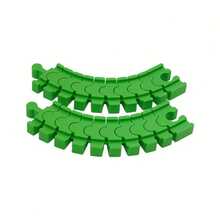 2pcs Train Transformable Track Connectors - Equipped With 2 Detachable Rails, Suitable For Model Making And DIY Projects, Adjustable Length, Made Of Durable Plastic Material, Easy To Assemble, Compatible With Most Track Systems - Multicolor - View 8