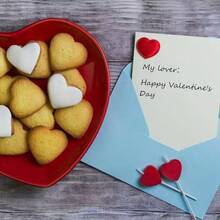 5件套不锈钢心形蛋糕模具，不锈钢家用烘焙工具，适用于饼干和糕点，水果切割模具 - 銀色 - 查看 6