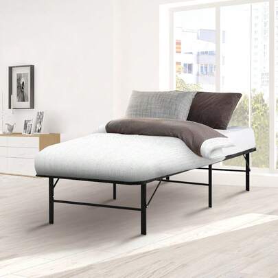  Artiss Folding Bed Frame Metal Base - King Single