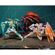 1/144比例机甲银河精密模型套件，HGBF机甲模型人偶，组装机甲模型玩具，桌面展示模型，收藏级机甲展览模型，机甲可动人偶模型，高约14厘米 - 多色2 - 查看 11