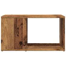 Mobile porta TV vidaXL in legno antico, 60x24x32 cm, legno composito - Cammello - Visualizzare 5