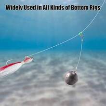 - Plomadores de bala de can de agua salada, pesos, pesos, pesca inferior, bola redonda, plomos de plomo de 1 a 16 onzas - Paquete de 5 unidades de 2 oz - Ver 5