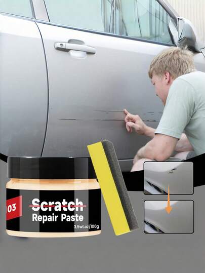  HGKJ Araç Çizik Onarım Macunu, Çizik Bakım Onarım Macunu, Çizik Onarım Cilası, Araç Parlatma Onarım Maddesi, Boya Bakım Cilası, Hafif Çizik Giderici, Araç Bakım Parlatma Seti