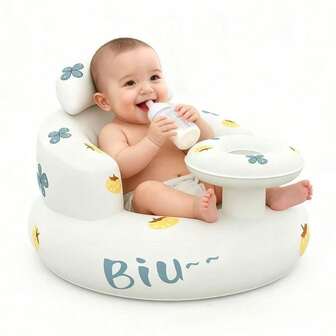 Sofá inflable para bebé, silla de comedor BB, banco de baño, asiento plegable, asiento de aprendizaje para bebé, asiento multifuncional