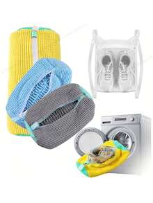 Shoe Washing Machine Bag, Sneaker Cleaning Laundry Shoe Bag For Washer Dryer - Multicolor - View 2
