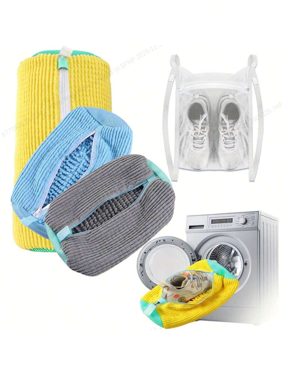 Shoe Washing Machine Bag, Sneaker Cleaning Laundry Shoe Bag For Washer Dryer