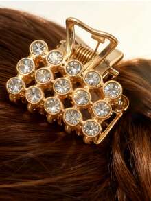 8 قطع مشابك شعر مرصعة بالراين للنساء - فاخرة وأنيقة، مثالية للضفائر والغرة والاستخدام اليومي والعمل والمدرسة والحفلات