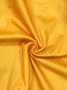 Letter Graphic Drop Shoulder Pullover & Pants - Orange - View 4