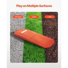 Pitching Mound, Portable Baseball Game Mound, 127 In Indoor Outdoor Pitching Practice And Training Equipment, Softball Pitching Aids With Antifade Turf And Pitching Rubber - Two-section Mound Shape, 3-3.5m - View 6