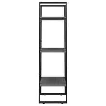 Mensola vidaXL grigia 60x30x105 cm in legno massello di pino - Cammello - Visualizzare 5