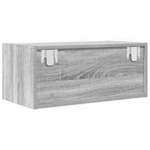 Meuble TV vidaXL, 2 pièces, gris Sonoma, 60 x 31 x 25,5 cm, bois d'ingénierie - Camel - Voir 9