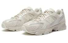 New Balance NB 530 Comfortable Retro Mesh Fabric Synthetic Leather Durable Breathable Low Top Casual Urban Commuting Running Shoes Light-Milk-Tea Sneaker Men MR530AA1(D) - 彩色 - 查看 2