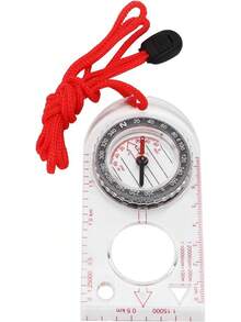 FOKH Brújula de Campo Profesional, brújula de orientación precisa, Resistente al Agua, de Uso Amplio, Duradera, para Actividades al Aire Libre, para Aventuras, para Escalar montañas - 1 - Ver 3