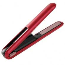 ShenFire 二合一无线直发器/卷发器，无线便携式直发器，迷你旅行美发造型器，直发/卷发两用工具，USB充电，3档温度设置，快速加热