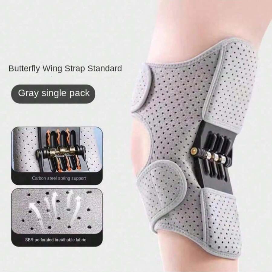 1pc Knee Support Brace, Elastic Knee Pad, Suitable For Hiking, Trekking, And Other Outdoor Activities - Multicolor - View 1