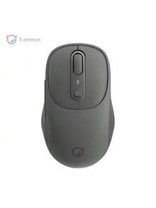 Lenovo Xiaoxin M3 Quiet Office Mouse: Bluetooth Triple Channel, Switchable To 3 Devices, PixArt Sensor, 4 DPI Settings, Silent Buttons, Skin-Like Touch - Dusk Gray - View 3