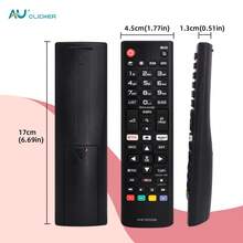 AU CLICKER 1 个 AKB75095308 通用电视遥控器，兼容 电视，包括 32LJ610V、43UJ634V、49UJ634V、55UJ634V、65UJ634V、43UJ6309、49UJ6309、60UJ6309 LED LCD 电视型号 - 黑色 - 查看 9