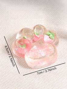 1PC Transparent Glitter Soft Cat Paw Squeeze Toy,Stress Relief And Fun, Great Party Favors And Birthday Gifts For All Ages, Pink For Girls,Blue For Boys,Portable Fidget Squeeze Toy For Your Desk And On The Go, Ideal Holiday Gift, Small Gift Ornament, Cute And Fun, Christmas Gift, Party Favor, Gift Bag Filler, Classroom Prize - Multicolor - View 20