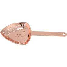 Colador de Cóctel de Acero Inoxidable, Colador de Barman Triangular, Colador de Barra de Cóctel para el Hogar, Bar(Cobre) - 1 - Ver 5
