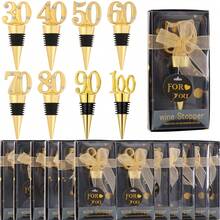生日酒塞派对礼品,适用于15、18、21、25、30、40、50、55、60、65、70、75、80、90、100周年纪念日、婚礼和生日派对礼物,也可作为宾客纪念装饰品。 - 彩色 - 查看 4