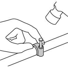 Volteck GCU-6B, 20 Grapas curvas para cable coaxial, Blancas - Grapas + Capuchones CAPU-1012 - Ver 4