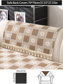1 Vỏ đệm ghế sofa bốn mùa, Bảo vệ ghế sofa chống trượt tối giản hiện đại, Chống bụi và có thể giặt được, Vỏ bọc ghế sofa mềm mại và chống phai màu, Thân thiện với thú cưng, Phù hợp với ghế sofa hình chữ L và ghế sofa 1/2/3/4 chỗ ngồi cho phòng ngủ, văn phòng, phòng khách - Cà phê nâu - Xem 13