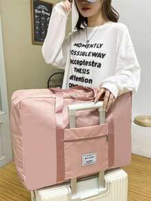 Night Vacation Luggage, Travel Bag, Large Capacity Waterproof Fitness Bag, Dry Wet Separation Weekend Carry On Bag, Multi-Functional Portable Shoulder Bag For Business, Vacation, Outdoor, Skiing Leisure, Fitness Travel Bag, Overnight Bag, Handbag, Sports Bag, School Supplies, Student Return To School Supplies, Handbag, Weekend Bag, Handbag