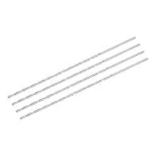 uxcell Barrenas de Taladro de 1 mm, Acero de Alta Velocidad, Barrena Recta Extra Larga de 160 mm de Longitud para Madera, Plástico, Aluminio, 4 Piezas - 6,2 mm x 160 mm - Ver 8