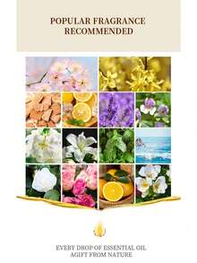 10ml/0.33fl.Oz Water-Soluble Perfume Oil Aromatherapy Essential Oil, Suitable For Diffuser, Humidifier, Perfect For Bedroom, Study, Office, Indoor Gifts Birthday Graduation, For DIY Aromath Plaster Ornament Scented Candle Soap - Multicolor - View 6