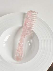 8pcs/4pcs Multi-Color Acetate Wide-Tooth Detangling Hair Brush, 18cm Portable Styling Comb Suitable For Various Occasions, Cute Grooming Tool Gift, Casual ,Hair Styling Kit - Multicolor - View 15