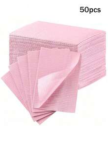 Disposable Pink Nail Art Table Mat, Three-Layer Waterproof Foldable Cleaning Mat, Tablecloth, Nail Art Napkins, Multi-Functional Beauty, Tattoo, And Dental Cleaning Cloth, Waterproof Tablecloth, Nail Art Tools. - Multicolor - View 11