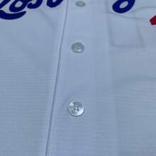 ST John's Shamrocks Men's # 17 Baseball Jersey Shotime 90S Hipster Hip Hop Shirts White Stitched Elastic Fabric -Casual Sports Shirt Button Embroidered Training Match Sports Shirt Gift For Christmas, New Year