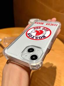 Funda para teléfono con el logotipo de los Boston Red Sox, con el icónico emblema del equipo, compatible con teléfonos ,  17,  16 Pro Max,  15 Pro Max,  13 y  12. Fabricada en TPU, ofrece protección contra golpes y caídas. Perfecta para aficionados al deporte, familiares, amigos, regalos de cumpleaños, novios y celebraciones navideñas. - transparente - Ver 5
