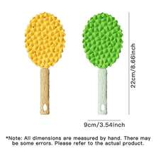 Multi-Function Pet Pineapple Massage Brush, Cat Fur Remover, Deshedding Tool, Grooming Brush - Multicolor - View 2
