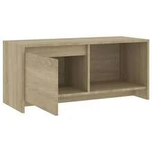 Mobile porta TV vidaXL Sonoma rovere 90 x 35 x 40 cm in legno composito - Cammello - Visualizzare 7