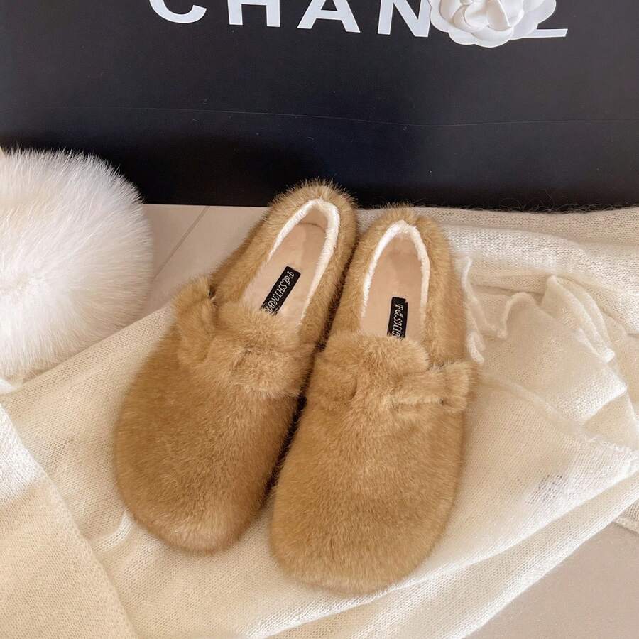 Women Snow Sneakers - Khaki - View 1