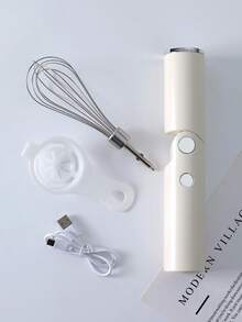 AOYI 可充电手持式电动折叠搅拌机，家用打蛋器，小型揉面机，奶油蛋糕烘焙搅拌机，含充电线 - 彩色 - 查看 3