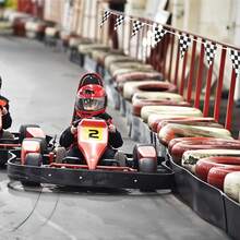 10/43ft Black And White Checkered Flag Banner Racing Birthday Decorations, Party Supplies - Black and White - View 7