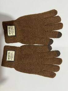 2 Pairs Warm Thick Thermal Lined Touch Screen Winter Gloves, Suitable For Office, Long Trips And Cycling - An Ideal Gift Choice. - Multicolor - View 14