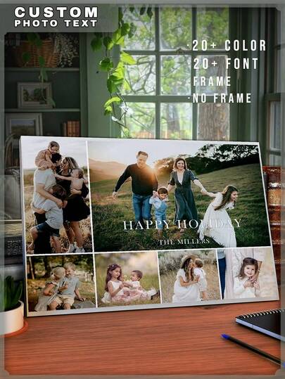 1 tấm ảnh cá nhân hóa để in trên vải canvas - Tranh in trên vải canvas có ảnh của bạn trên nghệ thuật treo tường tùy chỉnh cho phòng ngủ, phòng khách, đám cưới, thú cưng, gia đình, tình yêu, cặp đôi, bạn bè, hình ảnh, ảnh, nghệ thuật treo tường có khung