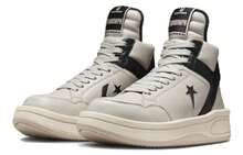 Rick Owens X Converse DRKSHDW TURBOWPN Mid 'Oyster Black' Cream Sneakers Men A06758C - Nhiều màu - Xem 3