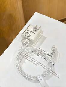 Cranial Neural Data Cable Compatible With IPhone Apple Charger Fast Charging Adapter Protector Case