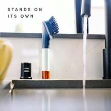 Scotch-Brite Brite by Varita de Cocina de edición Limitada sin ensuciar, Elegante y Elegante Cepillo de Platos con Mango dispensador de jabón(default) - Multicolor - Ver 7